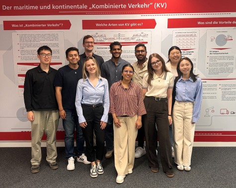 Studierende der TU Darmstadt auf Exkursion