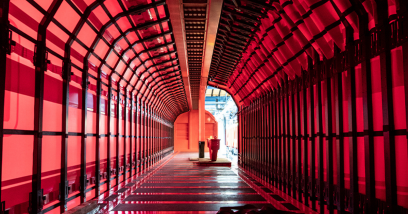 Modularer und multimodaler Güterwagen von innen